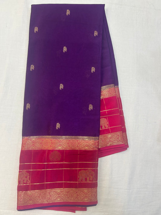 Mysore Crepe Gap borders Rich Pallu