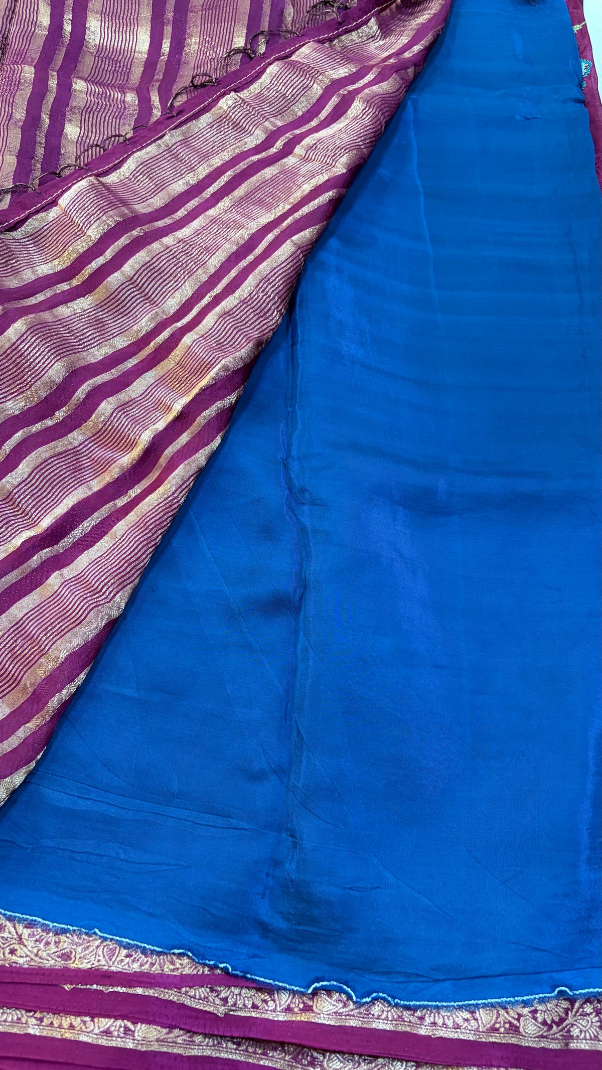 HO Satin Pattitpoint Embroidery Sarees