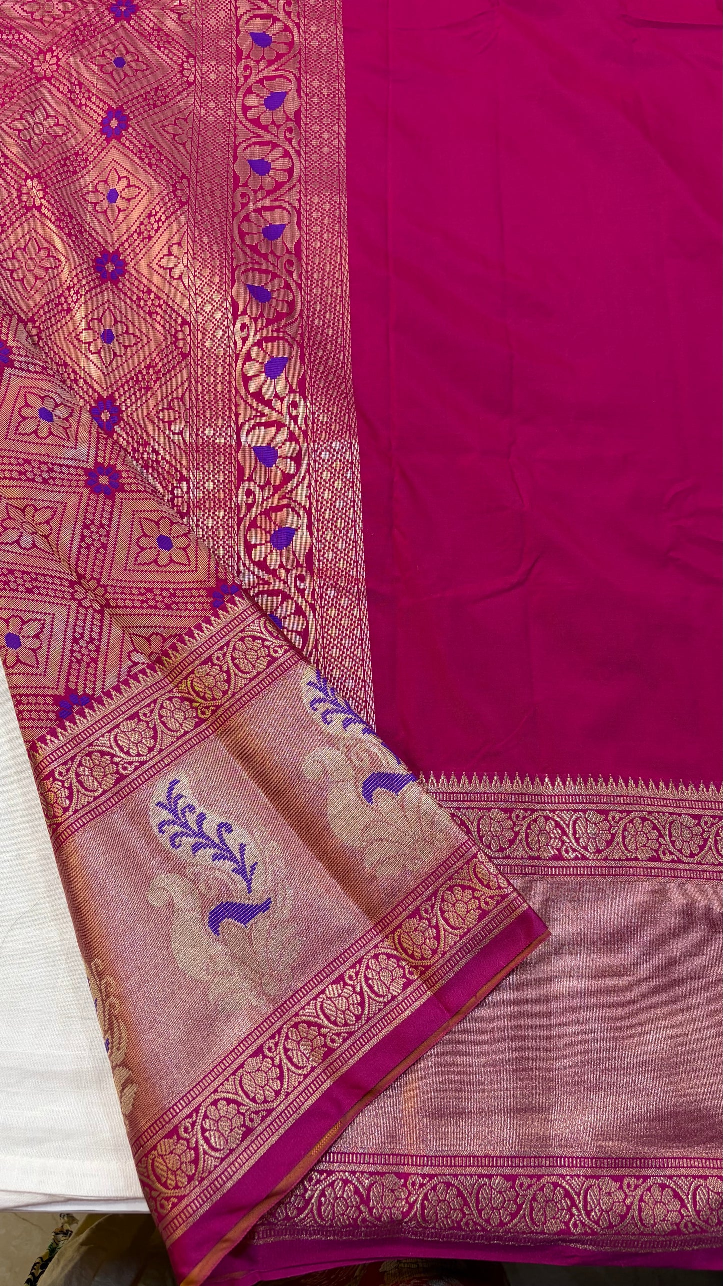 Kashika Pattu - Gadwal Tissue border
