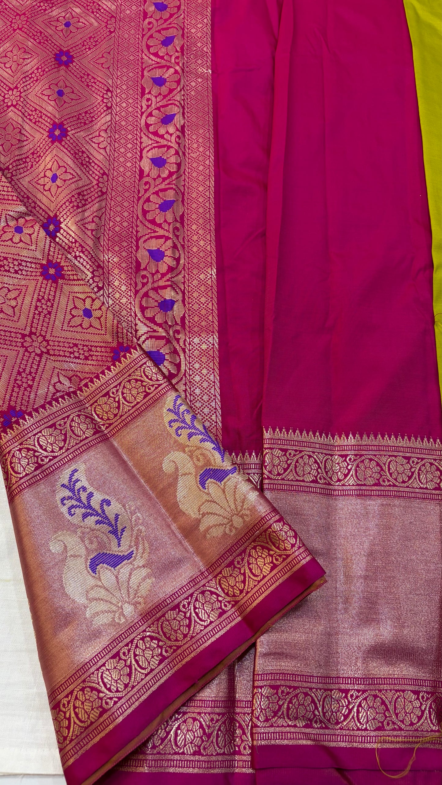 Kashika Pattu - Gadwal Tissue border
