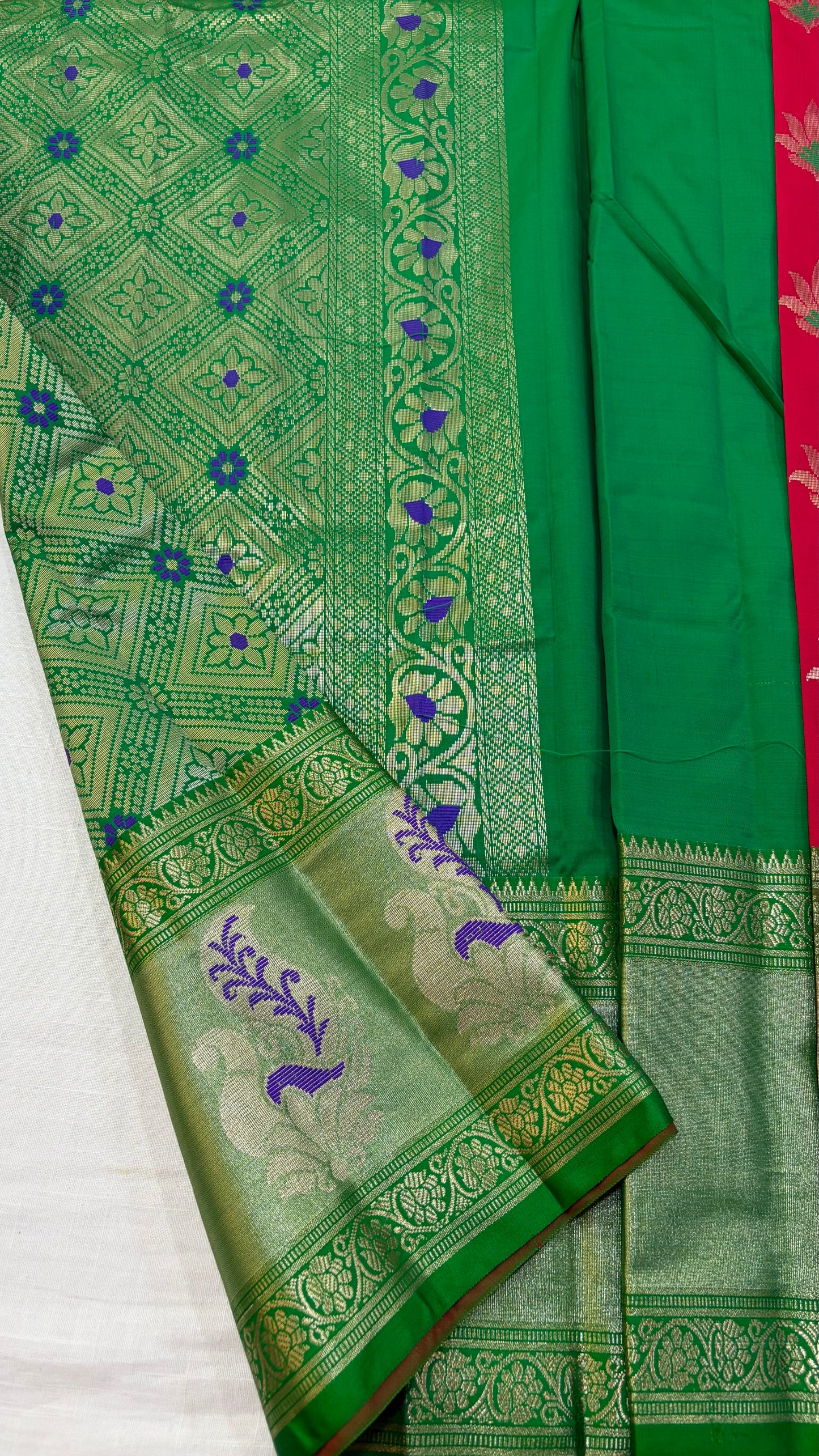 Kashika Pattu - Gadwal Tissue border
