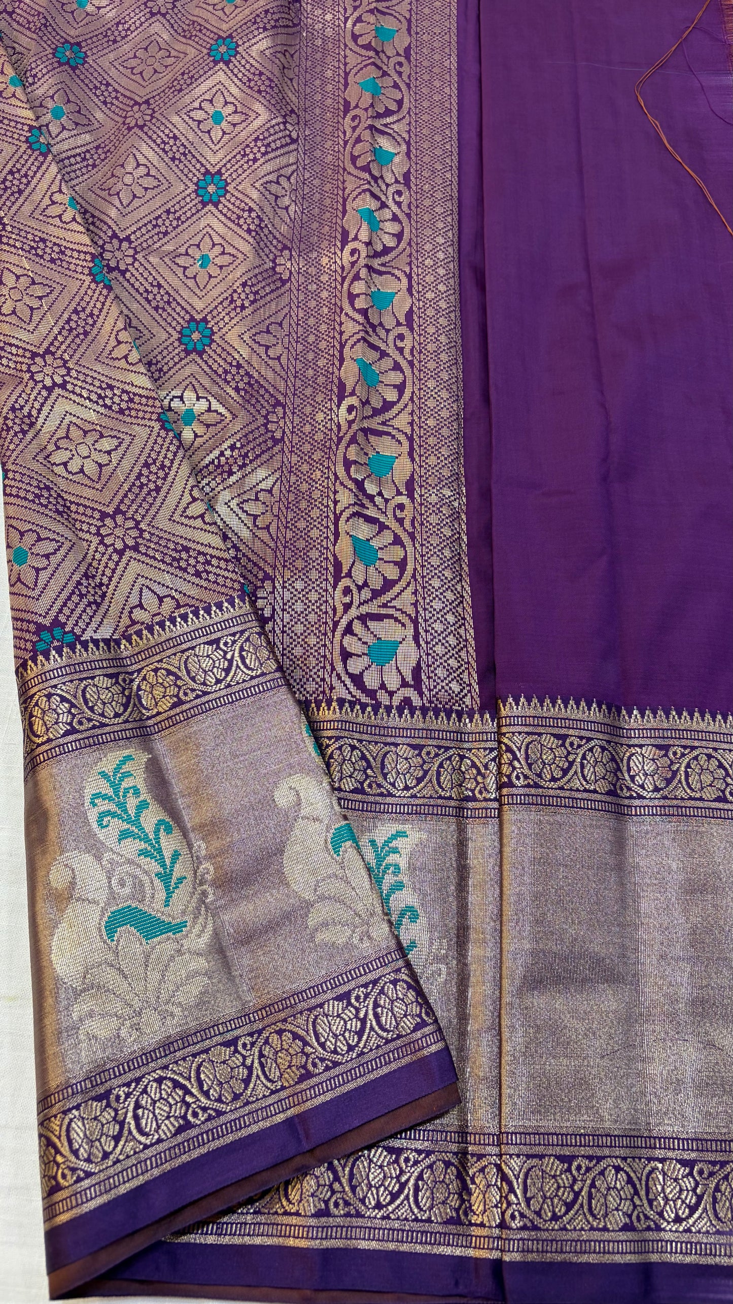 Kashika Pattu - Gadwal Tissue border