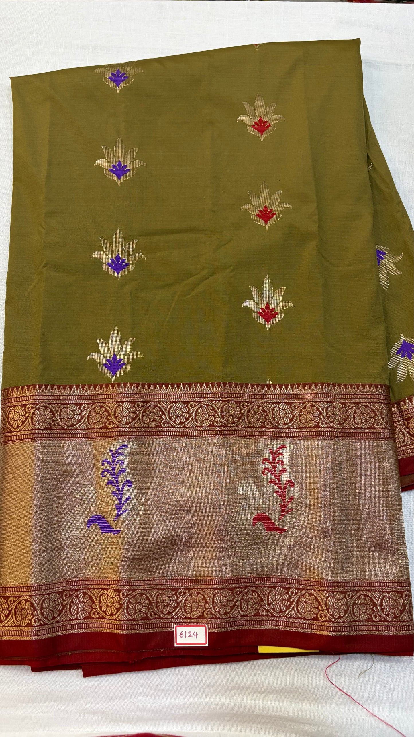 Kashika Pattu - Gadwal Tissue border