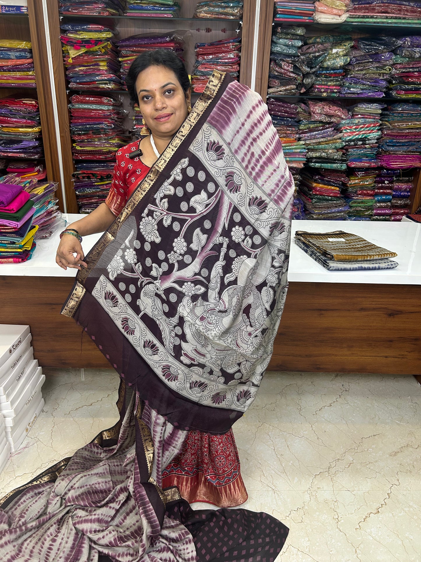 Maheshwari Silk Saree