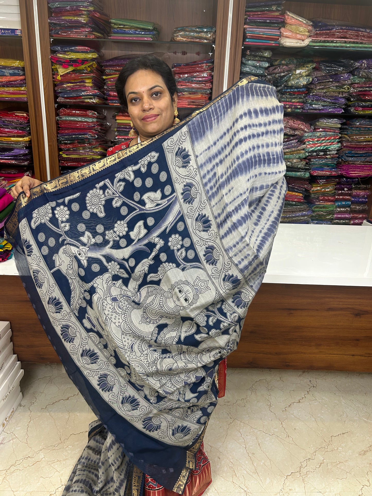 Maheshwari Silk Saree