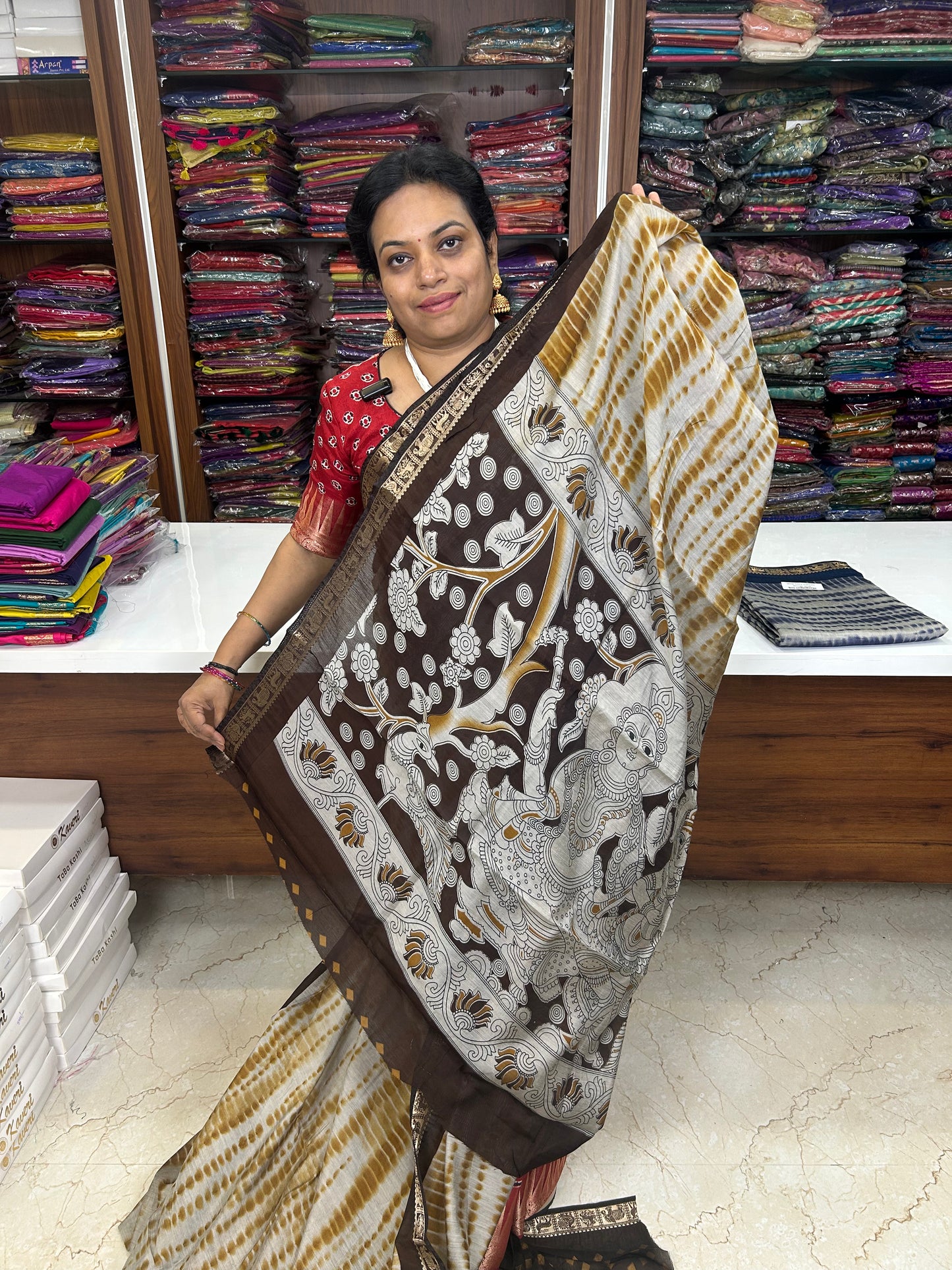 Maheshwari Silk Saree