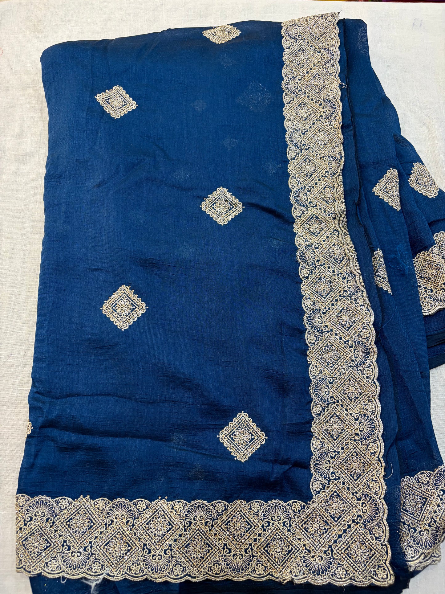Georgette Embroidery Saree