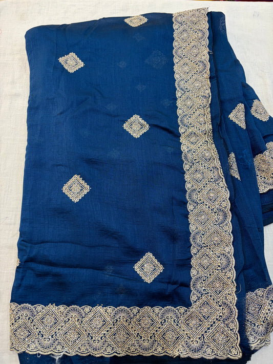 Georgette Embroidery Saree