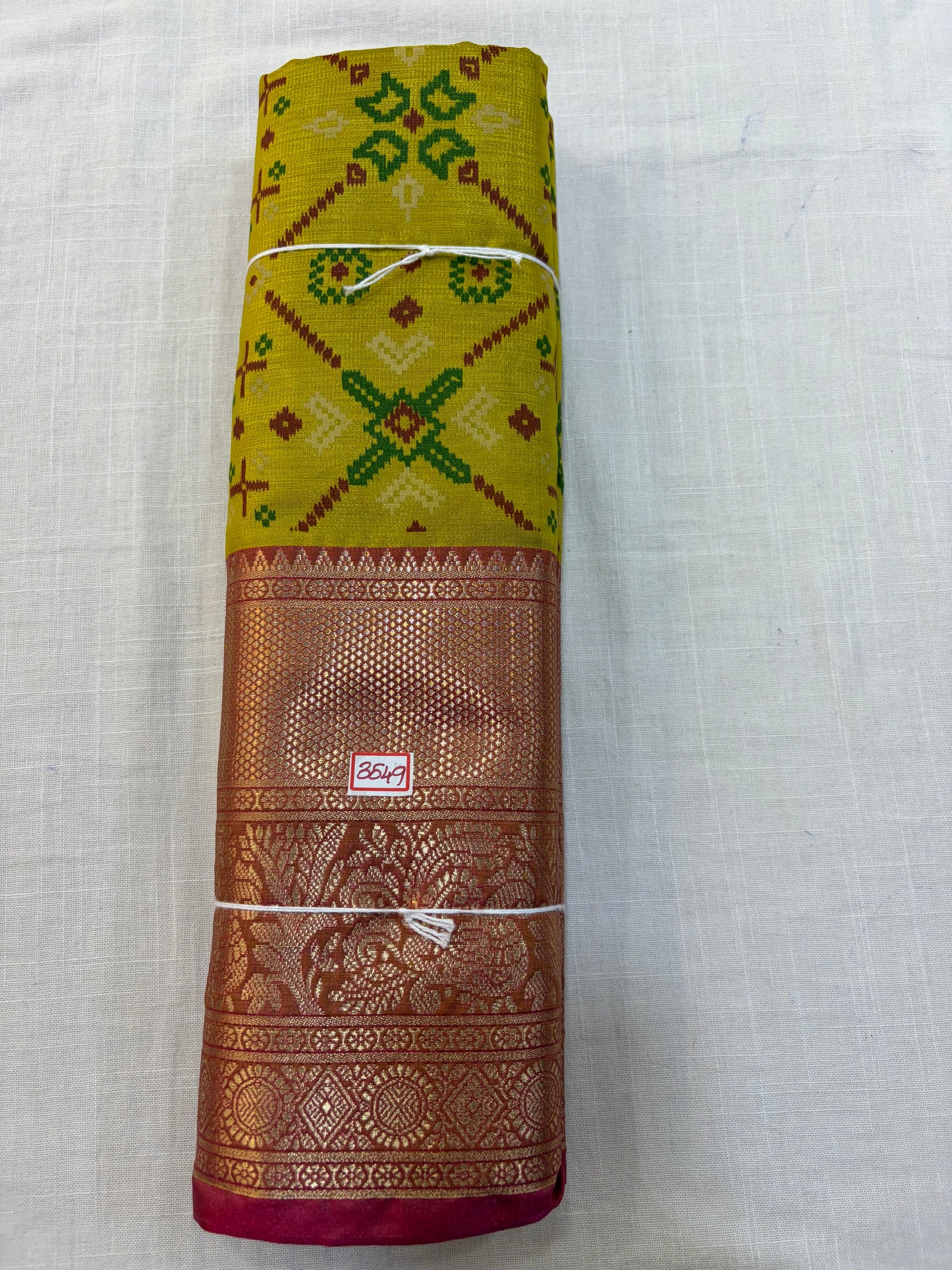 Semi Uppada Ikkat Printed Saree