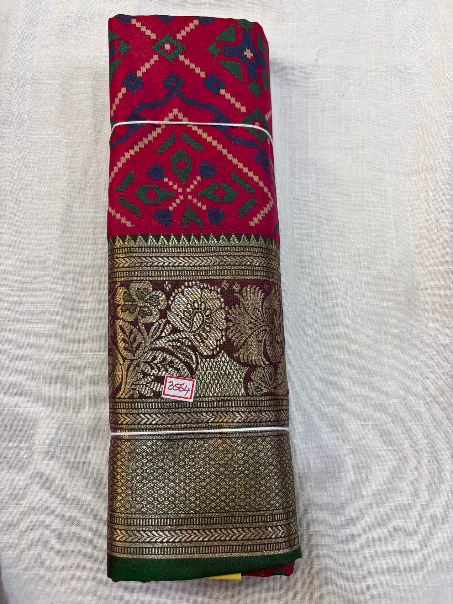 Semi Uppada Ikkat Printed Saree