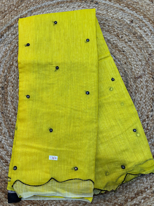 Linen Silk Saree
