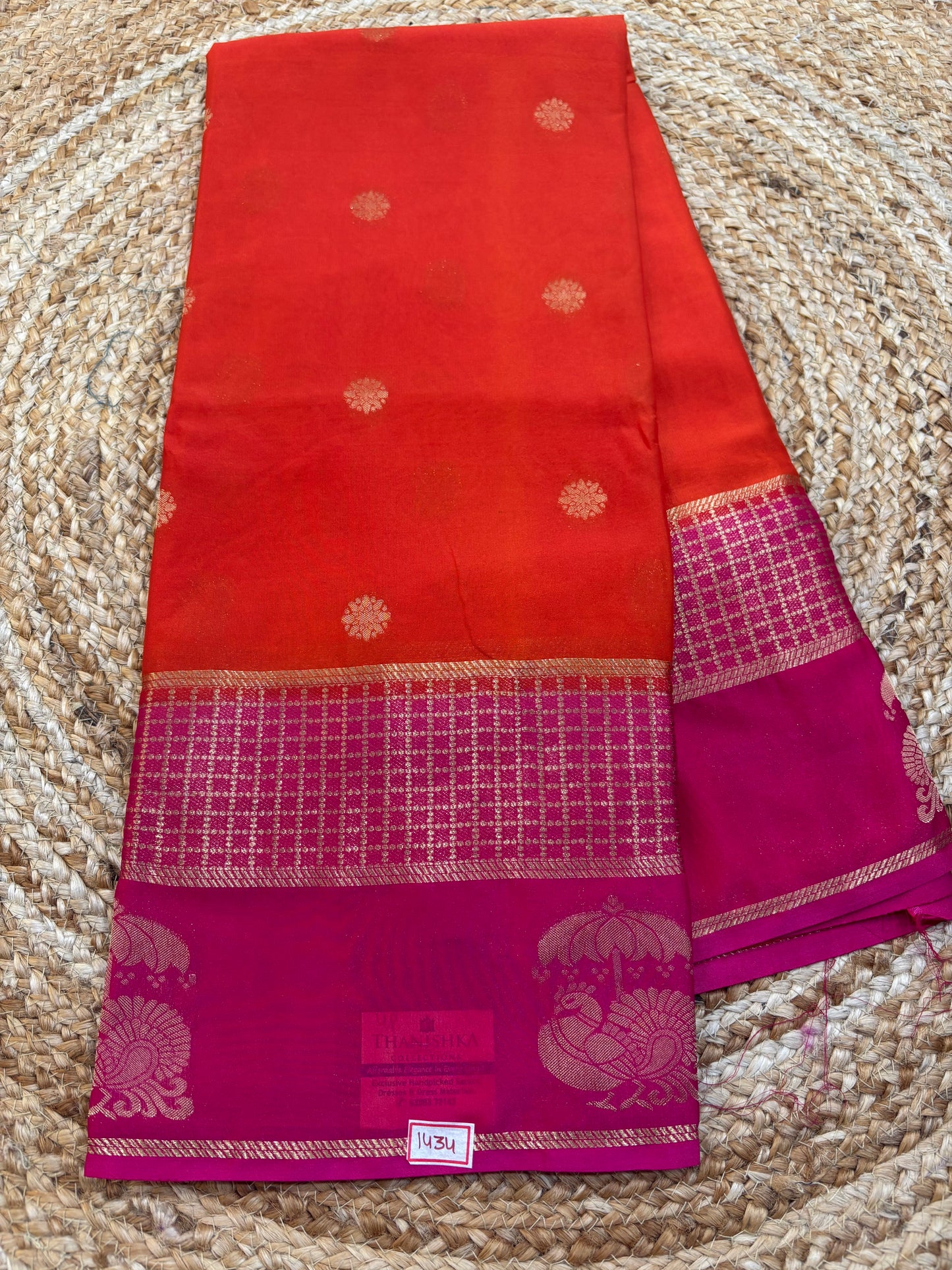 Mysore Crepe Big Borders