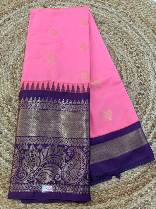Semi Gadwal Silk Saree