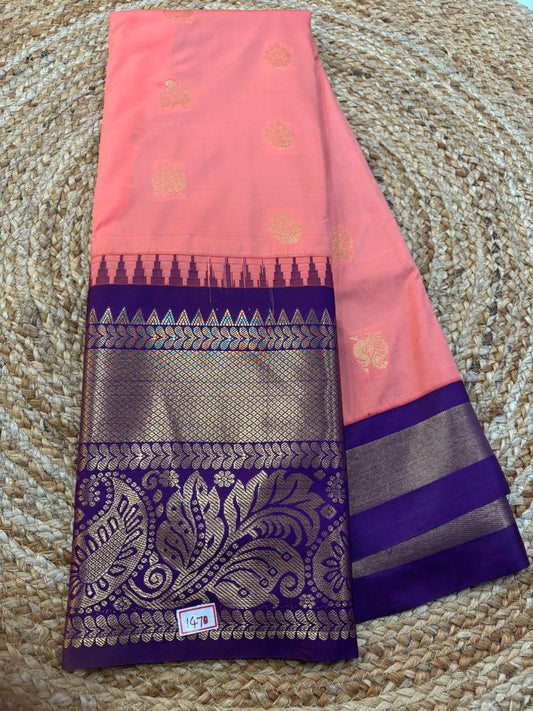 Semi Gadwal Silk Saree