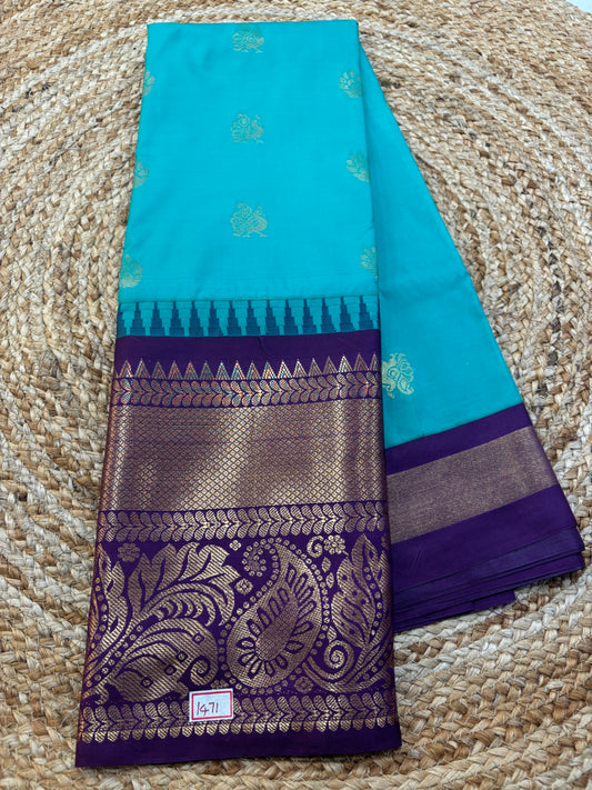Semi Gadwal Silk Saree