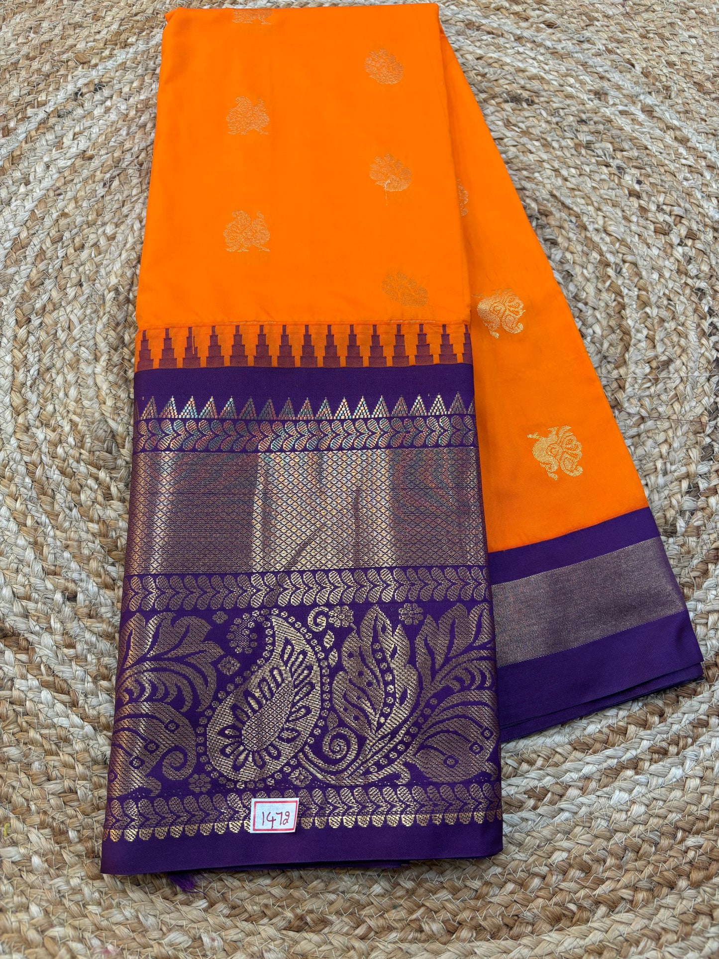 Semi Gadwal Silk Saree