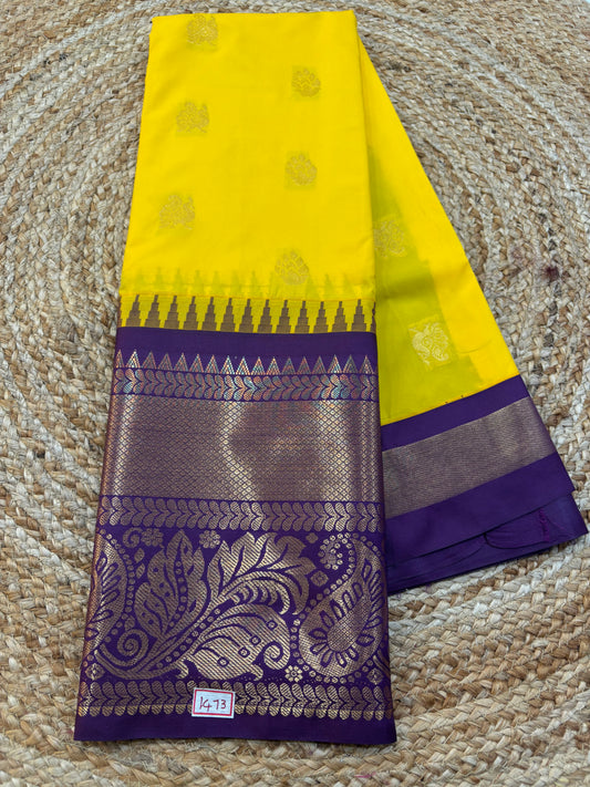 Semi Gadwal Silk Saree