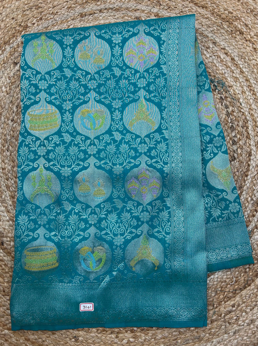 Banaras Georgette - necklace Theme Saree