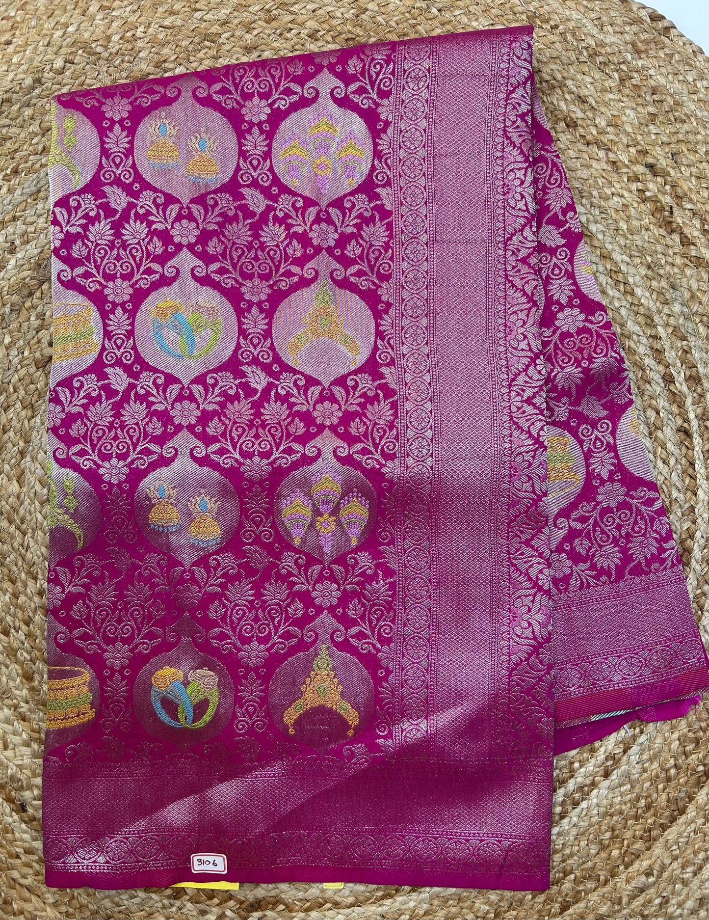 Banaras Georgette - necklace Theme Saree