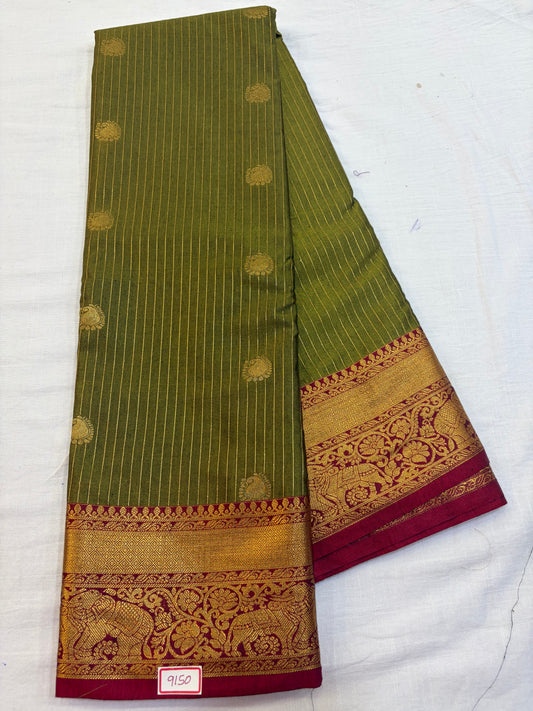 Semi Gadwal Sico Small border Saree