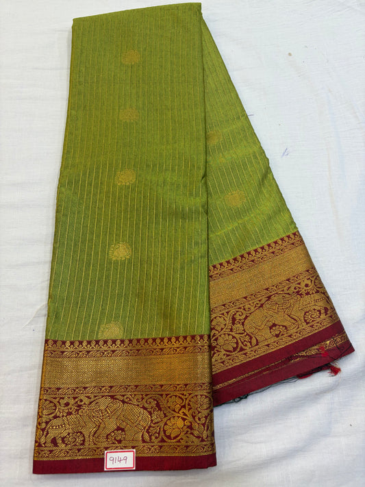 Semi Gadwal Sico Small border Saree