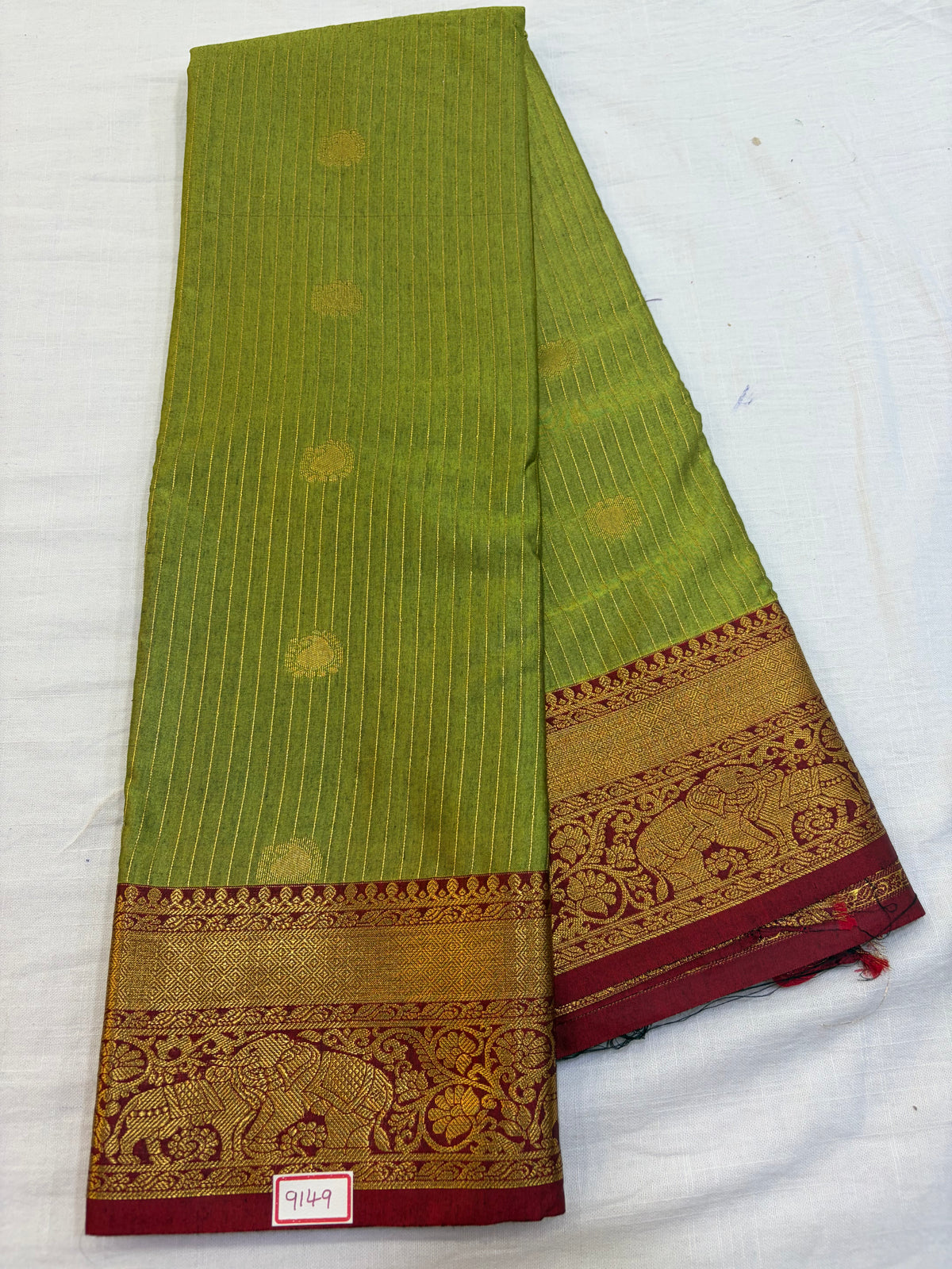 Semi Gadwal Sico Small border Saree