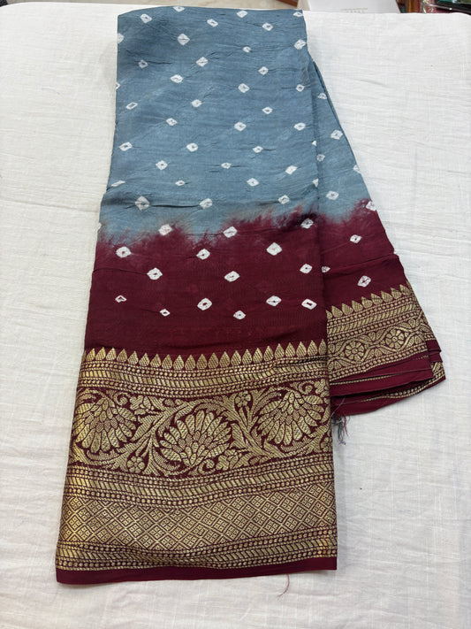 Viscose Bandini Saree