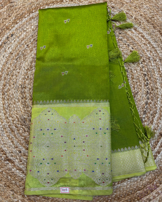 Green Mango Saree