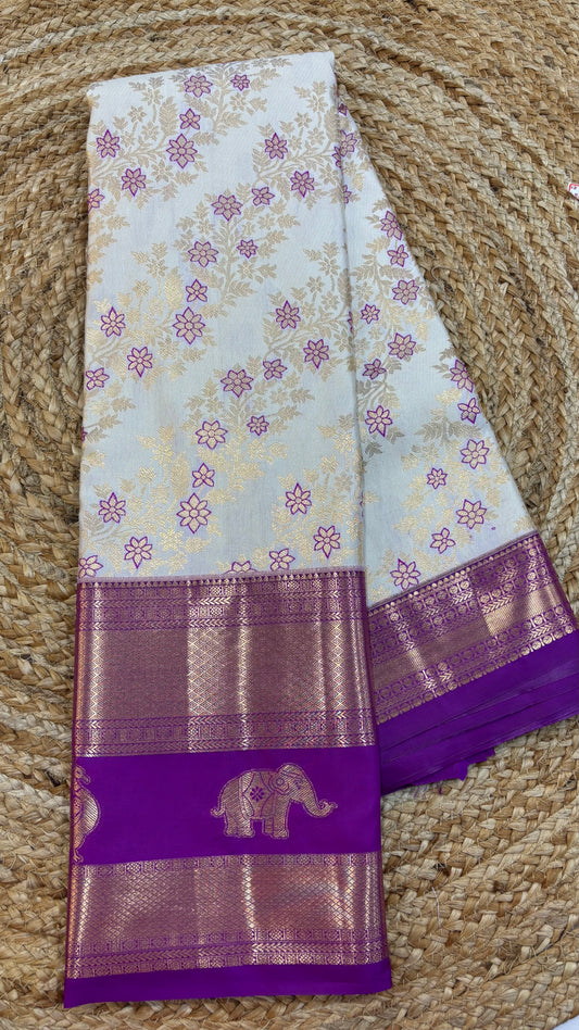 Semi Kanchi Pattu Saree