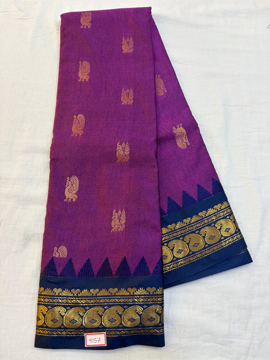 Semi Gadwal Sico Small border Saree