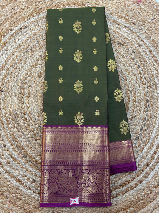 Semi Kanchi Butta Sarees