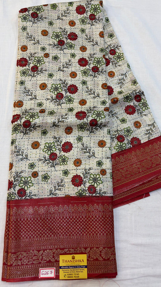 Pure Dola Silk Saree with heavy blouse