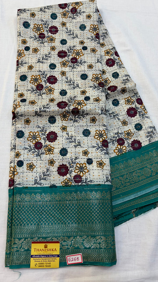 Pure Dola Silk Saree with heavy blouse
