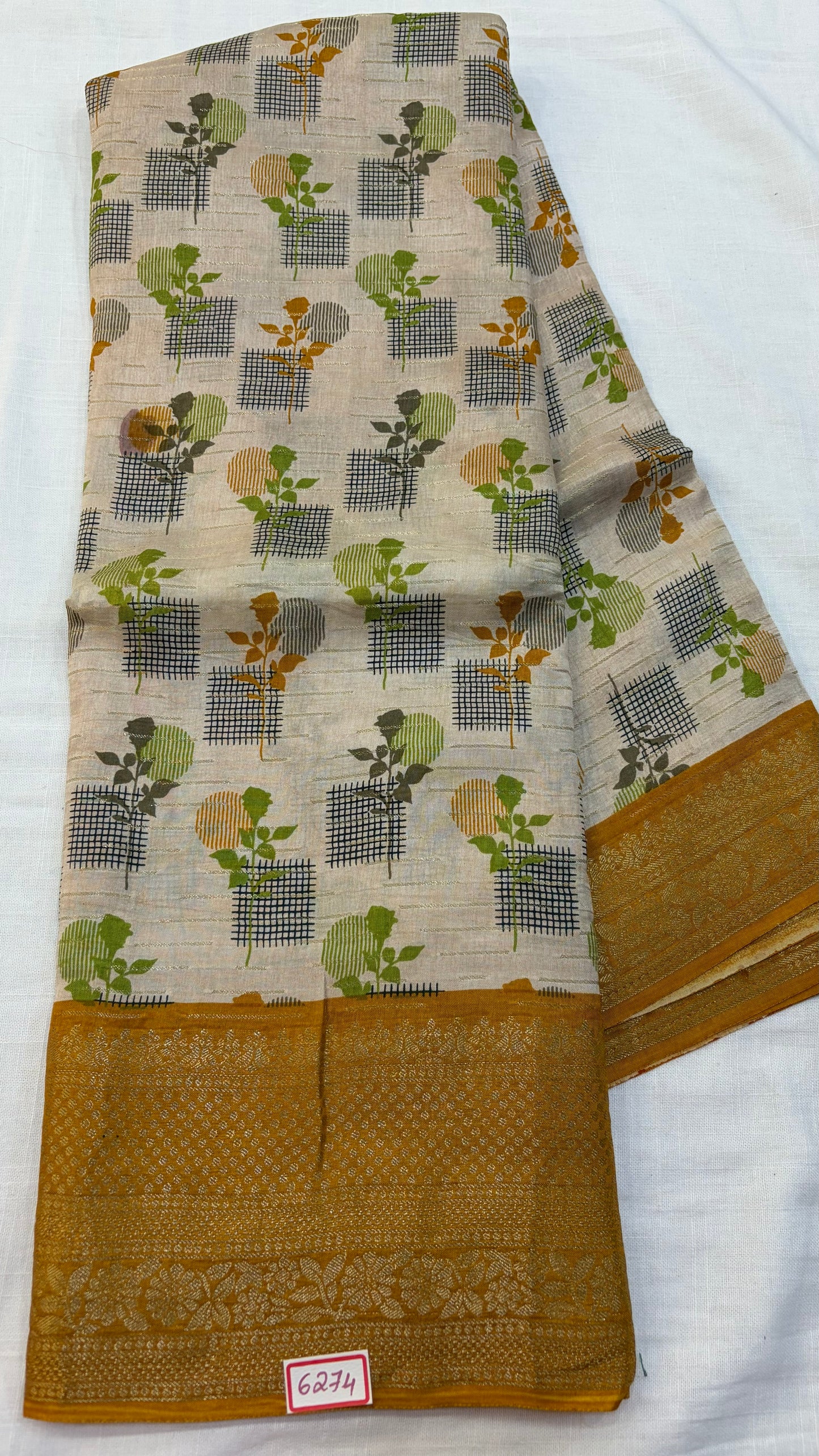 Pure Dola Silk Saree with heavy blouse