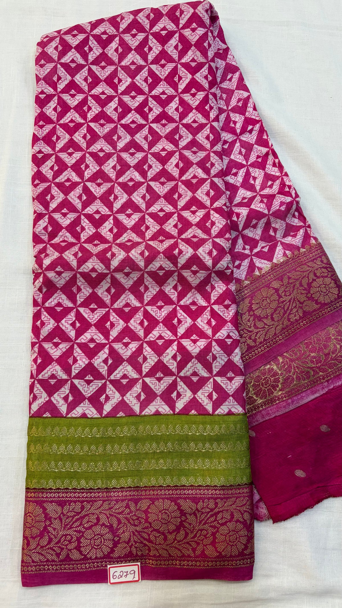 Pure Dola Silk Saree with heavy blouse