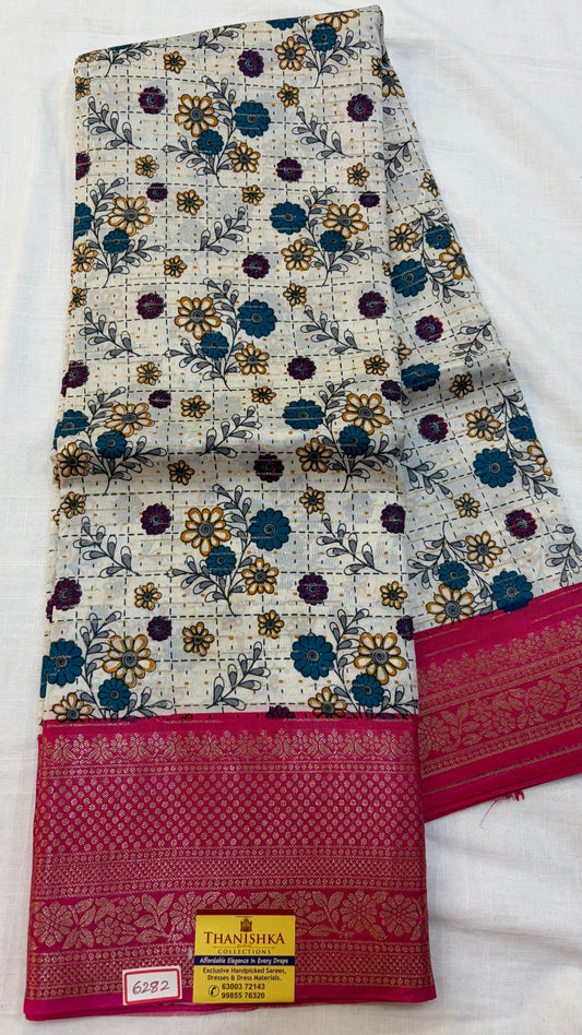 Pure Dola Silk Saree with heavy blouse