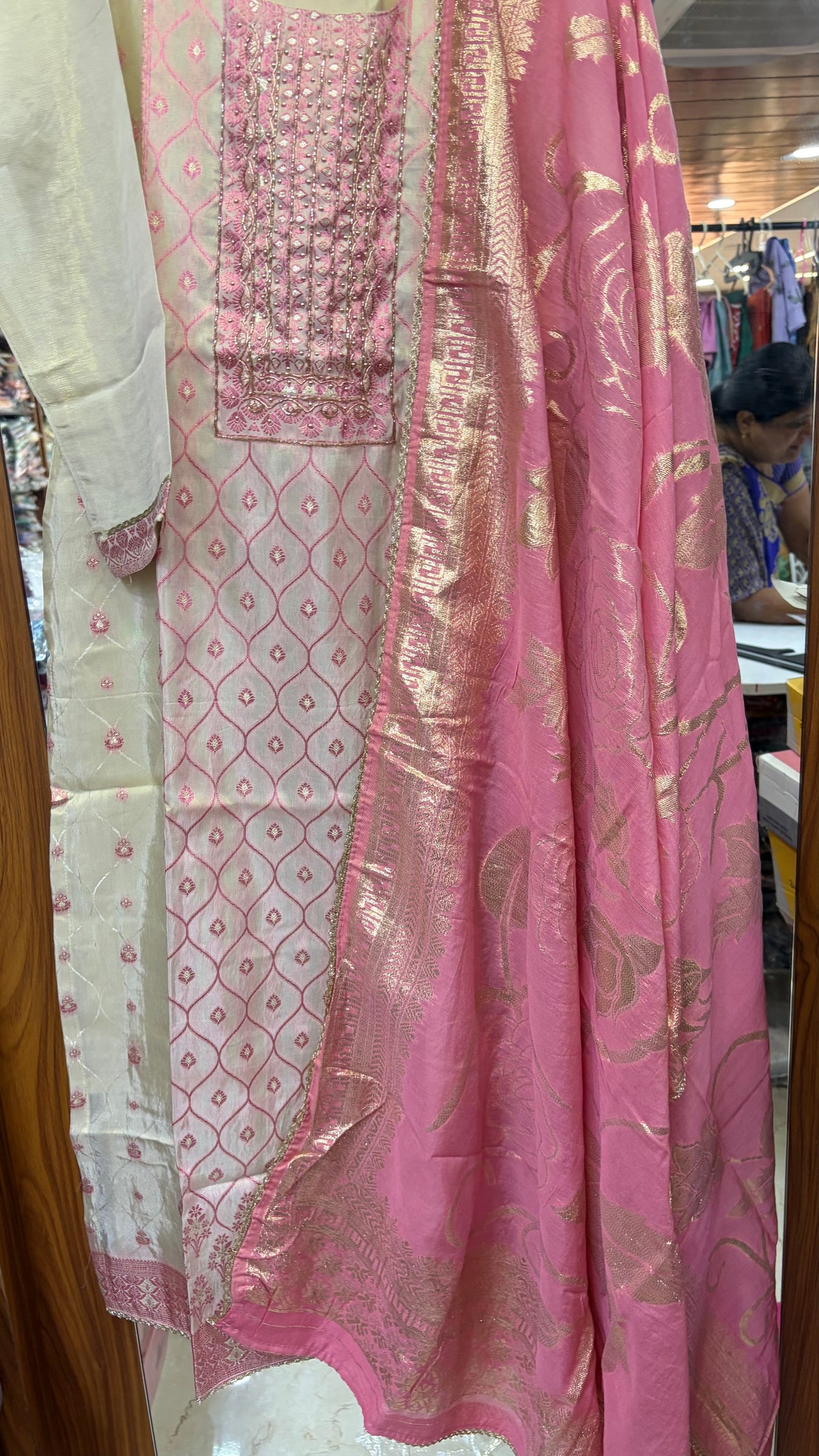 Banaras Weaving Kurti Set