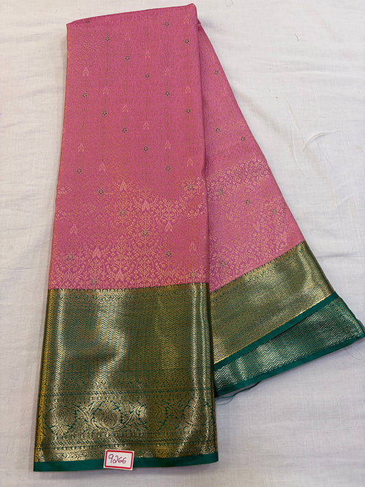 Semi Kanchi Pattu Saree - Pencil Work