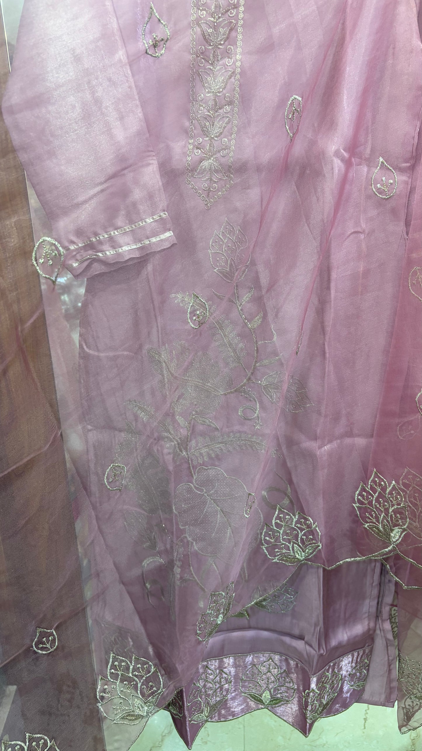 Tissue Embroidery 3 piece Set