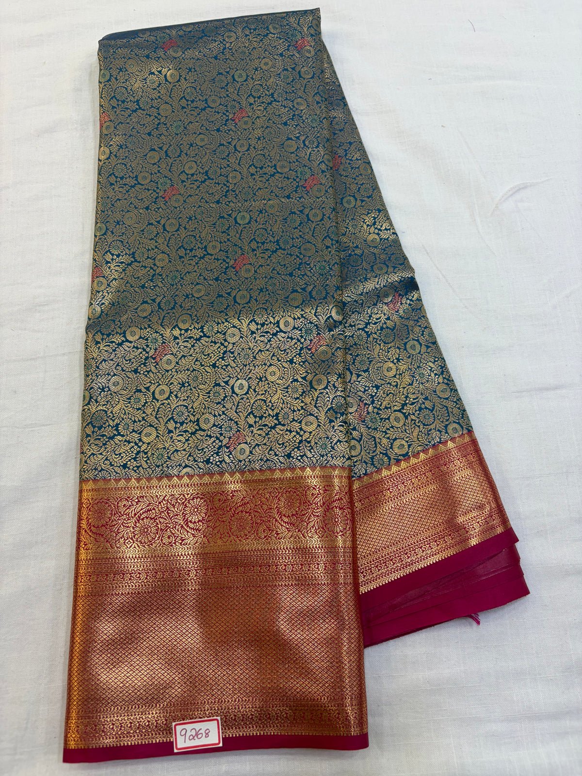 Semi Kanchi Pattu Saree - Pencil Work