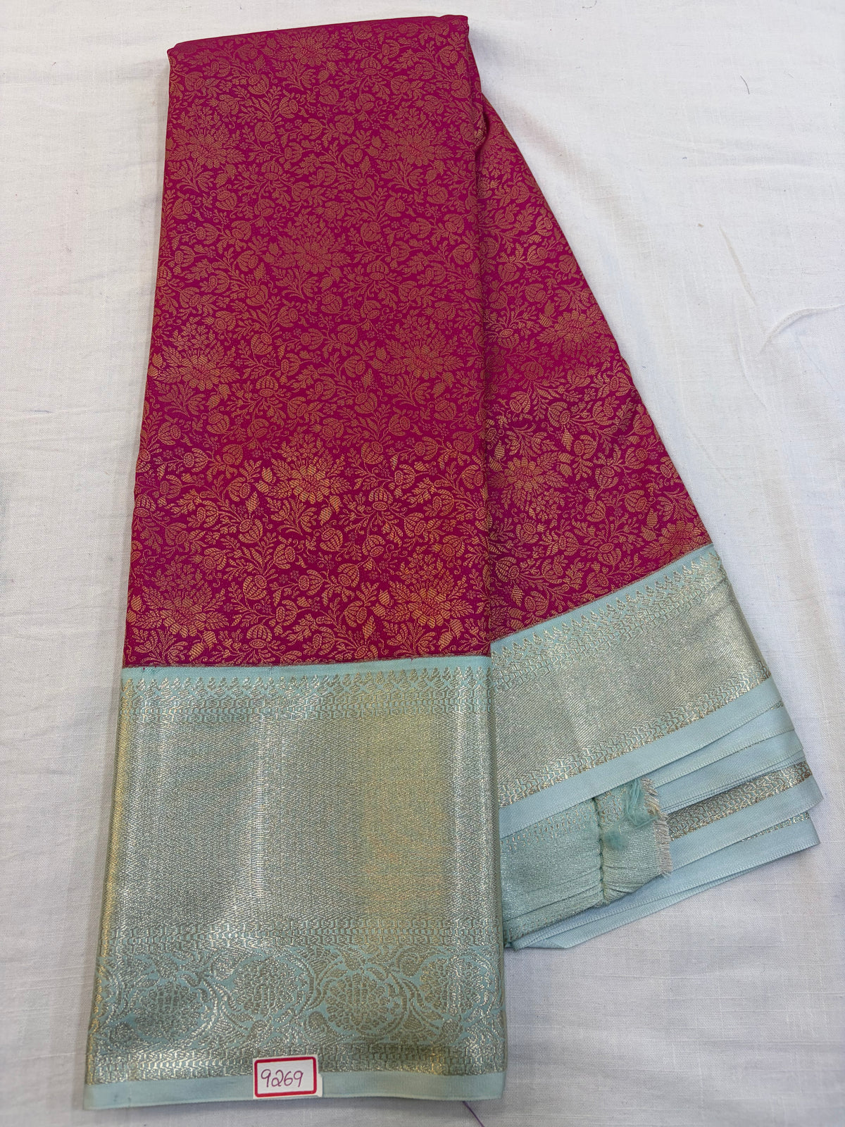 Semi Kanchi Pattu Saree - Pencil Work