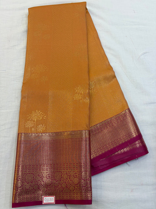 Semi Kanchi Pattu Saree - Pencil Work