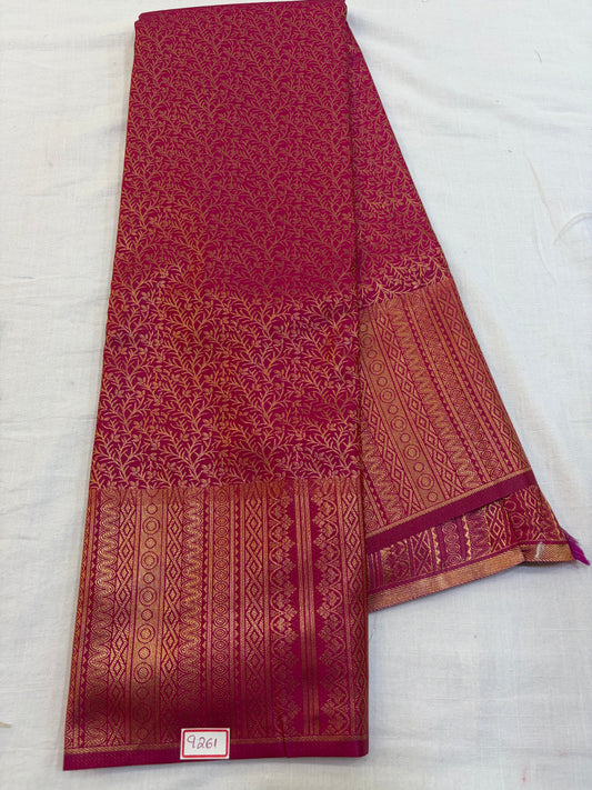 Semi Kanchi Pattu Saree - Pencil Work