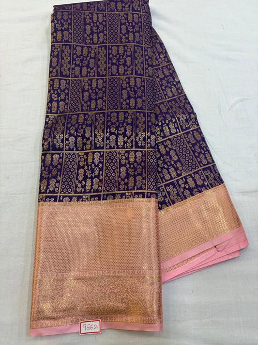 Semi Kanchi Pattu Saree - Pencil Work