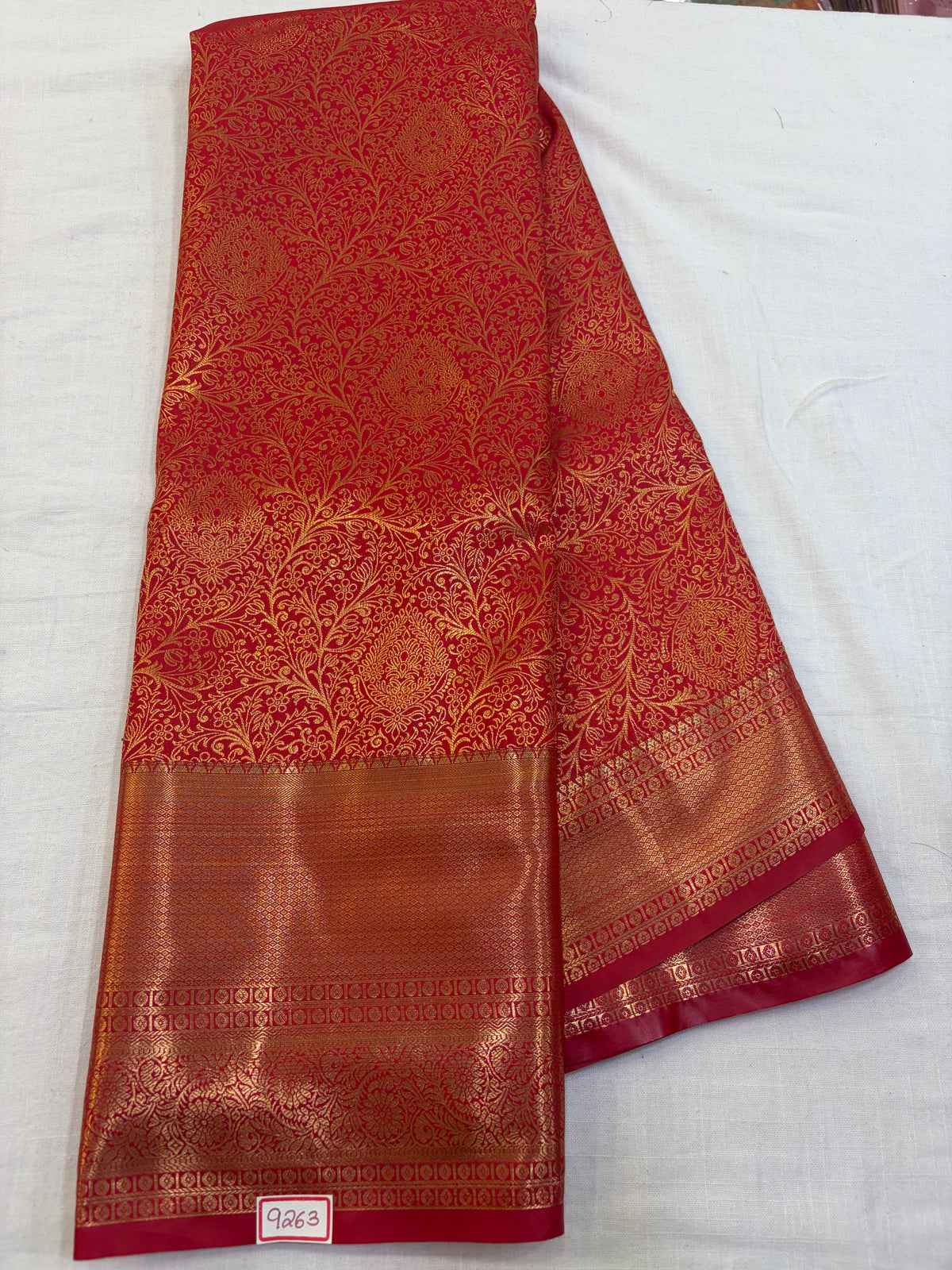 Semi Kanchi Pattu Saree - Pencil Work