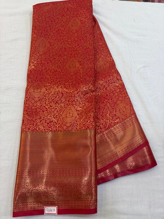Semi Kanchi Pattu Saree - Pencil Work