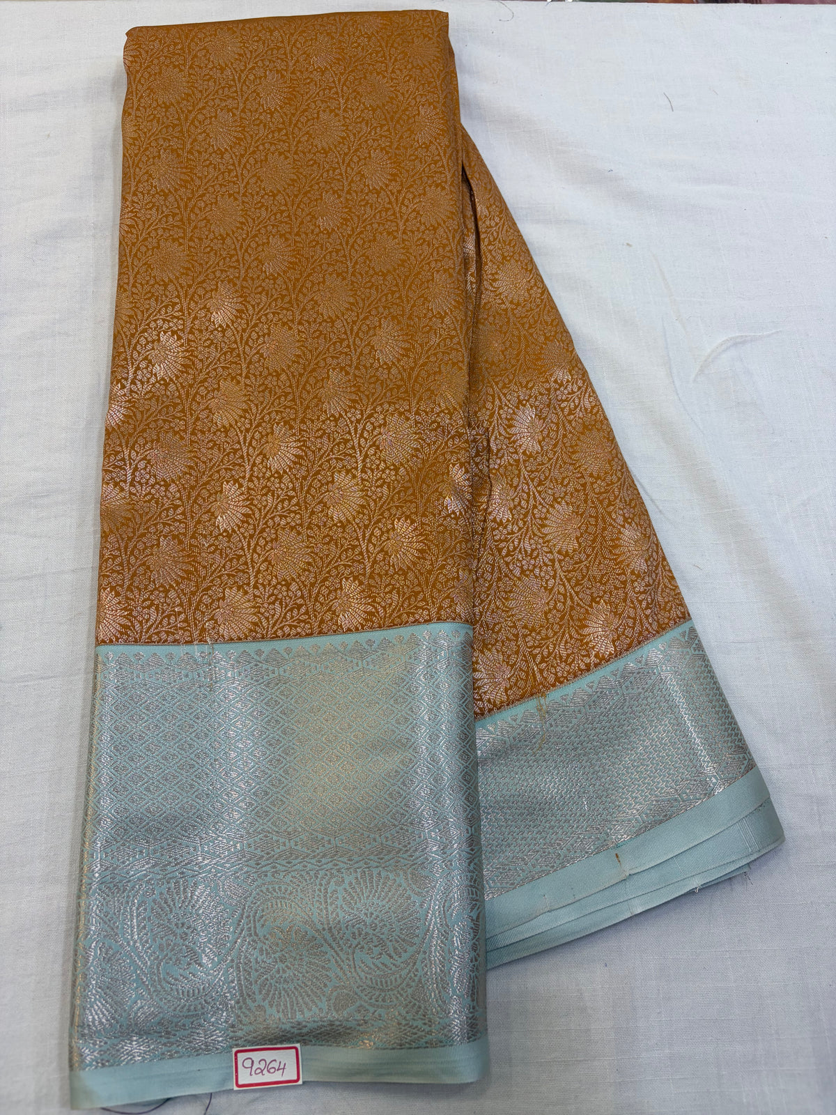 Semi Kanchi Pattu Saree - Pencil Work
