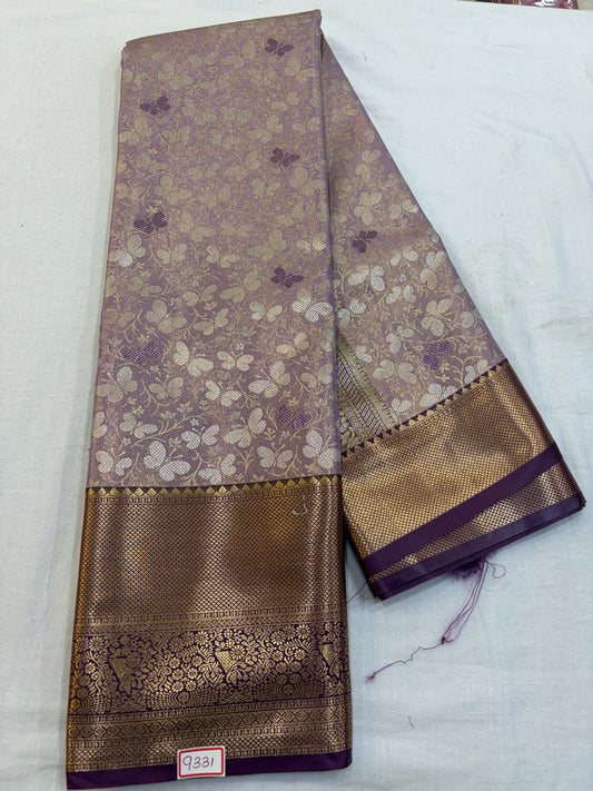 Semi Kanchi Tissue Pattu Saree - Pencil Work
