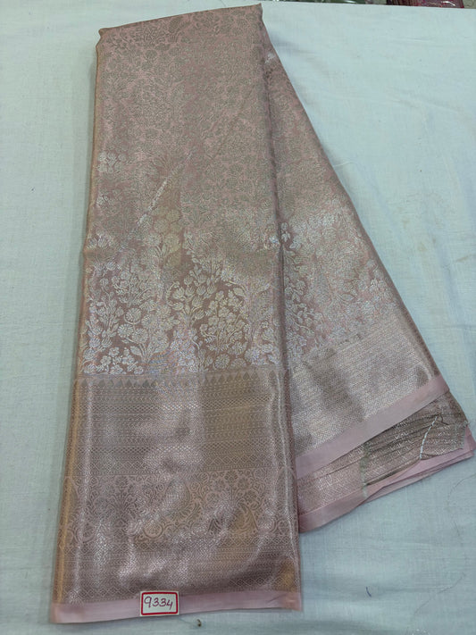 Semi Kanchi Tissue Pattu Saree - Pencil Work