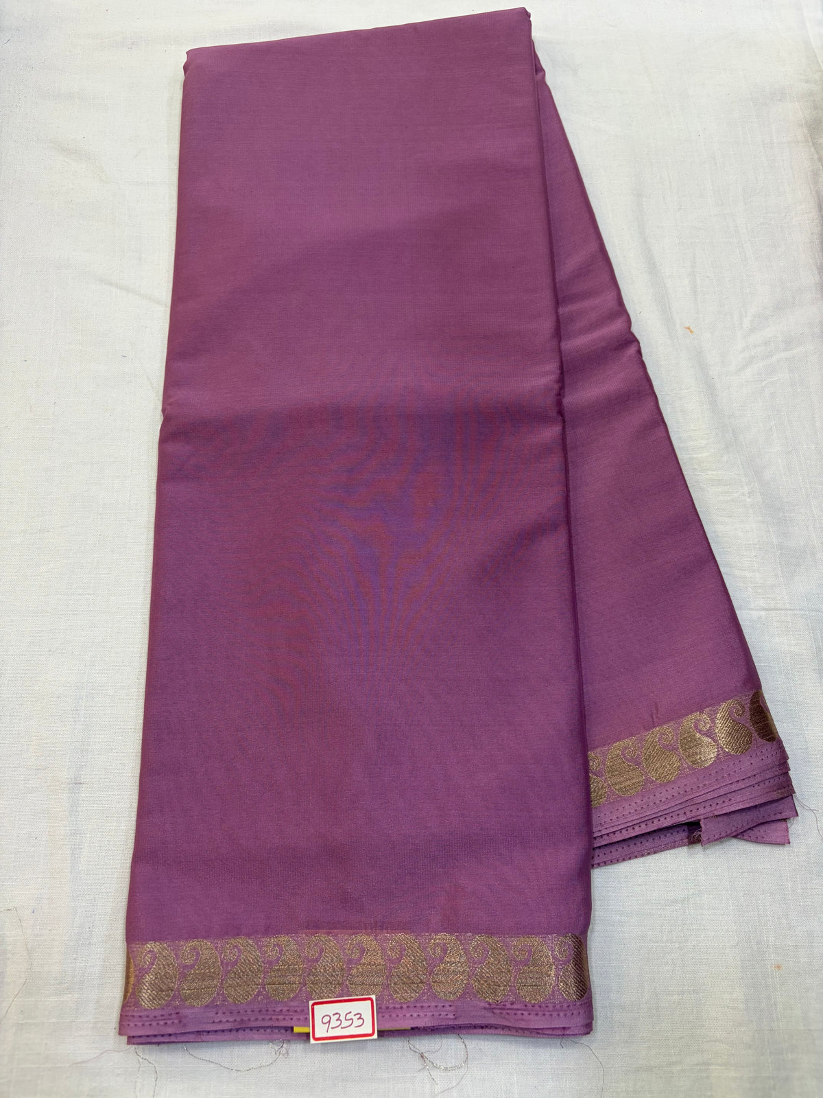 Mysore Crepe Self Color Sarees